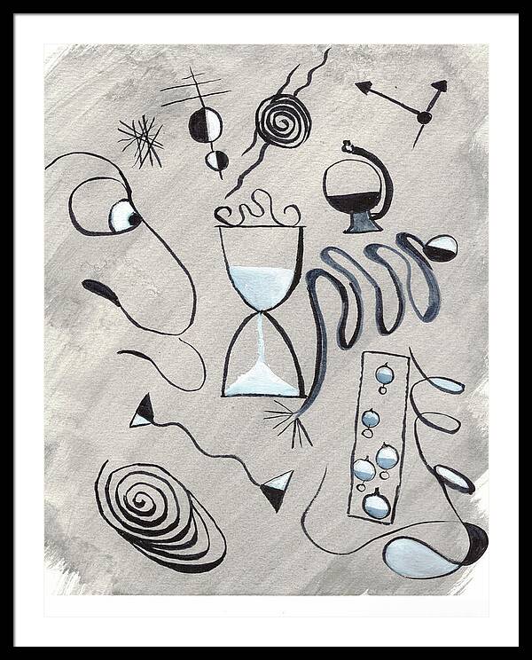 Le Temps Pass - Framed Print