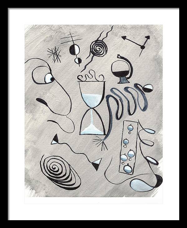 Le Temps Pass - Framed Print