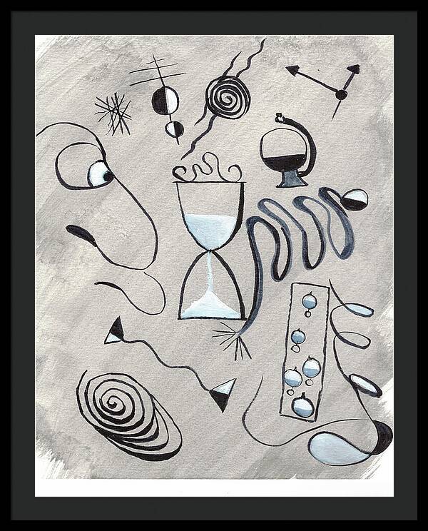 Le Temps Pass - Framed Print
