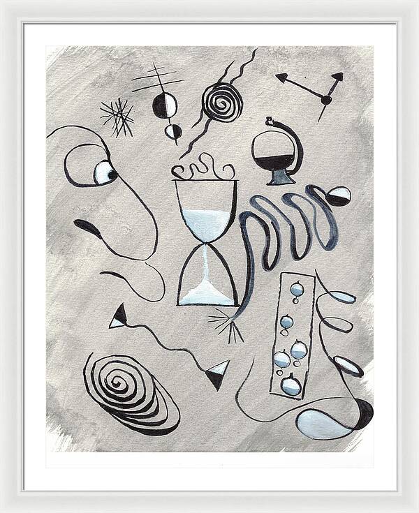 Le Temps Pass - Framed Print