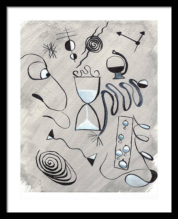 Le Temps Pass - Framed Print