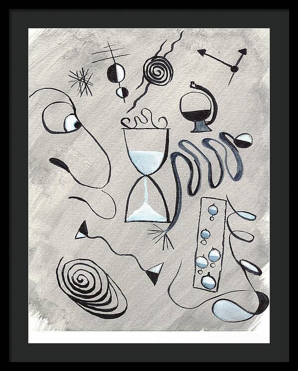 Le Temps Pass - Framed Print