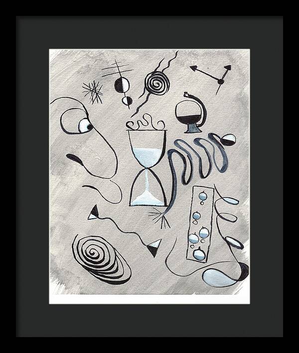 Le Temps Pass - Framed Print