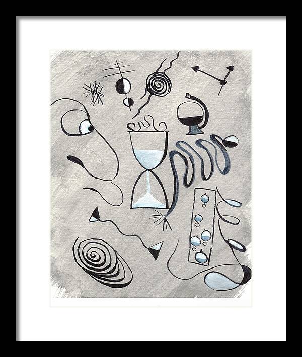 Le Temps Pass - Framed Print