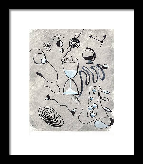 Le Temps Pass - Framed Print