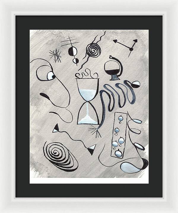 Le Temps Pass - Framed Print