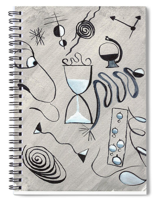 Le Temps Pass - Spiral Notebook