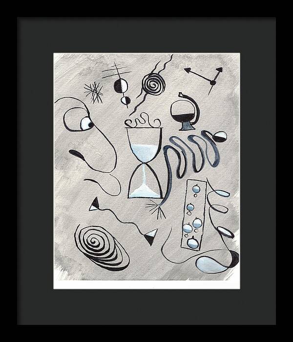 Le Temps Pass - Framed Print