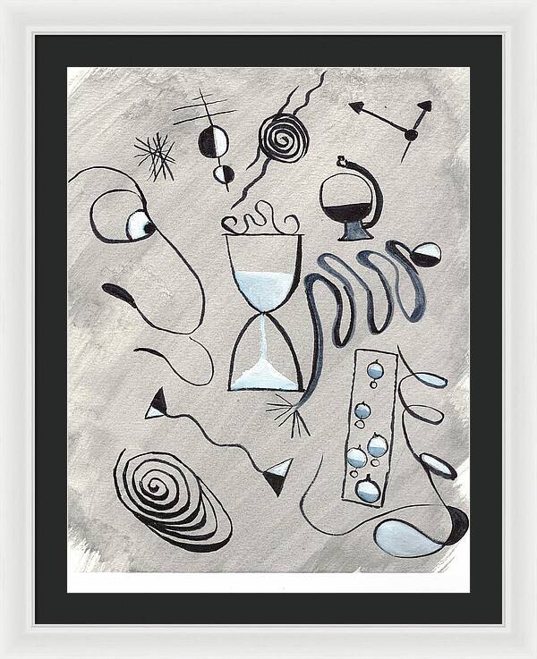 Le Temps Pass - Framed Print