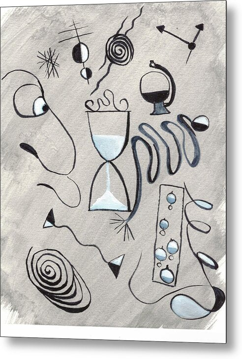 Le Temps Pass - Metal Print