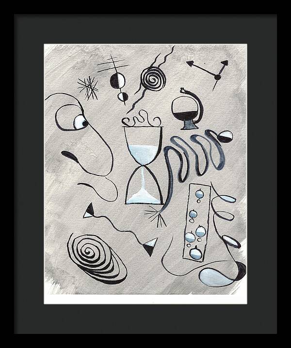 Le Temps Pass - Framed Print