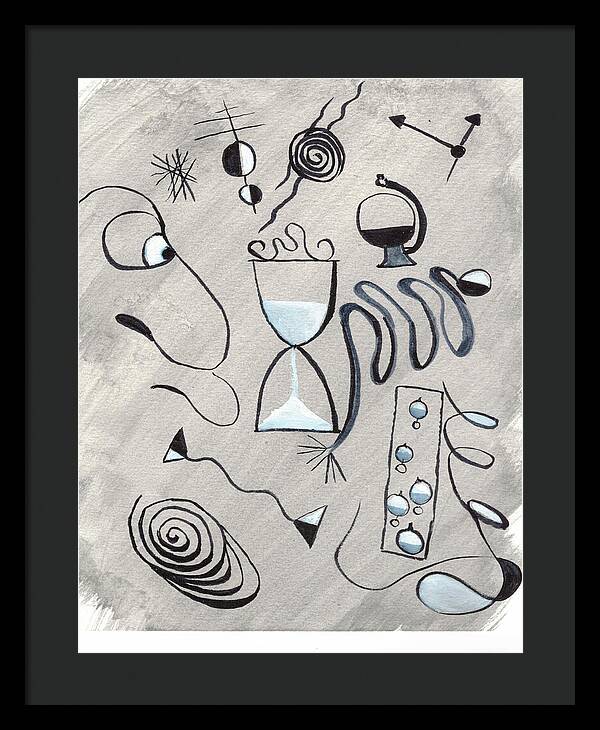 Le Temps Pass - Framed Print