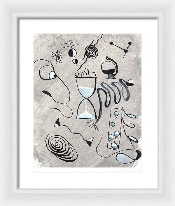 Le Temps Pass - Framed Print