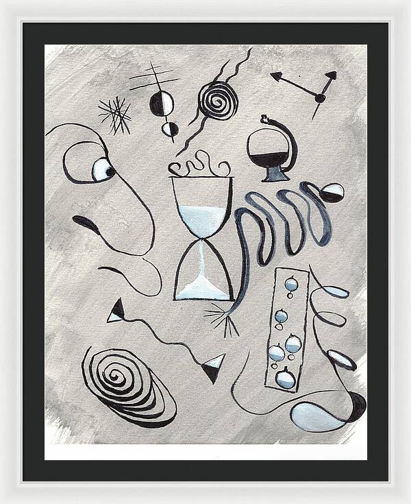 Le Temps Pass - Framed Print