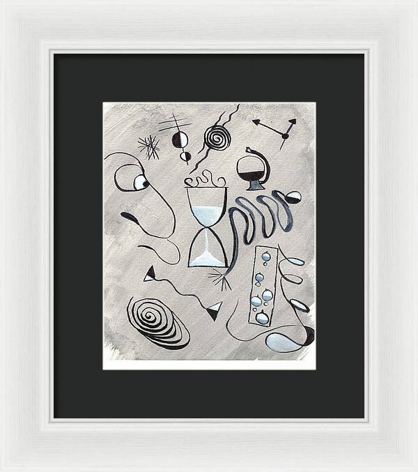 Le Temps Pass - Framed Print