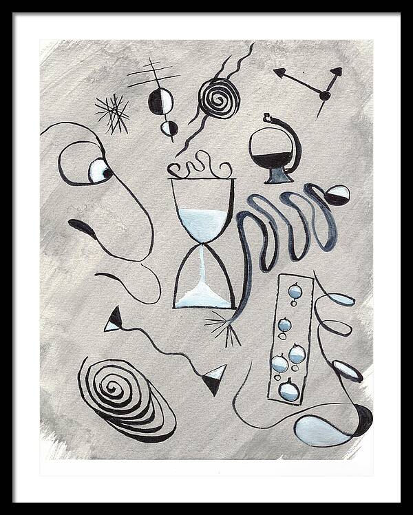 Le Temps Pass - Framed Print