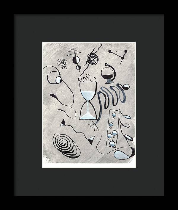 Le Temps Pass - Framed Print