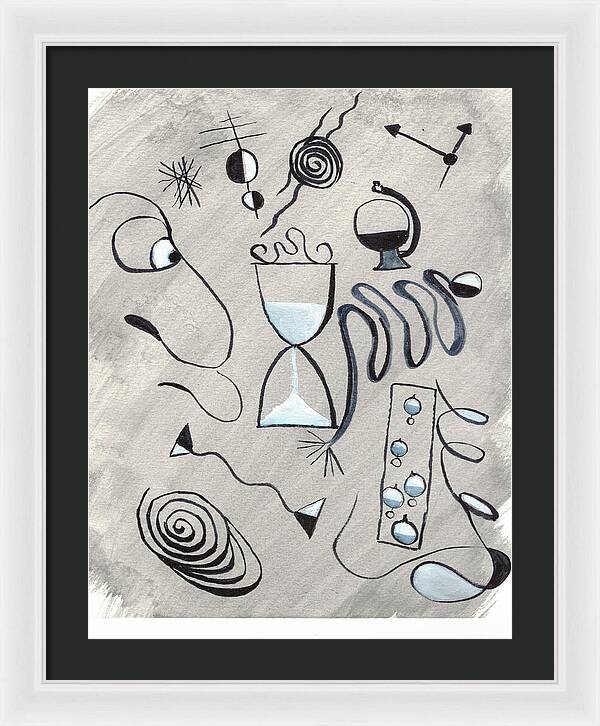 Le Temps Pass - Framed Print