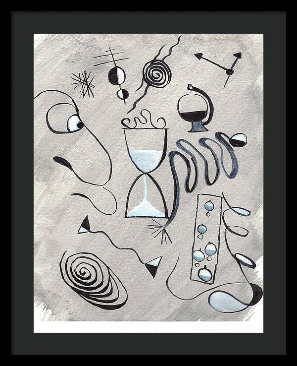 Le Temps Pass - Framed Print