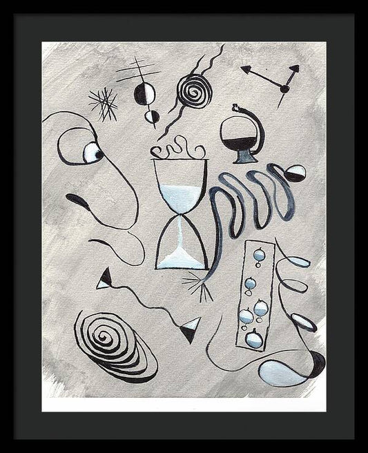 Le Temps Pass - Framed Print