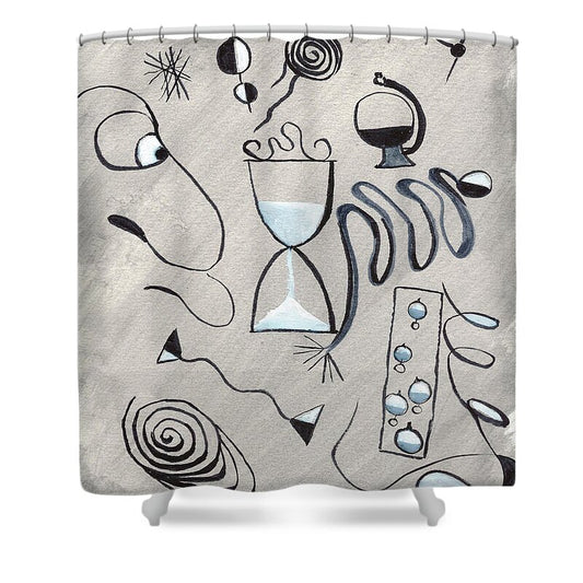 Le Temps Pass - Shower Curtain