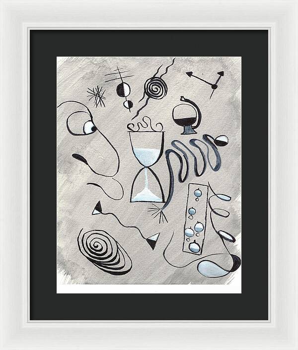 Le Temps Pass - Framed Print