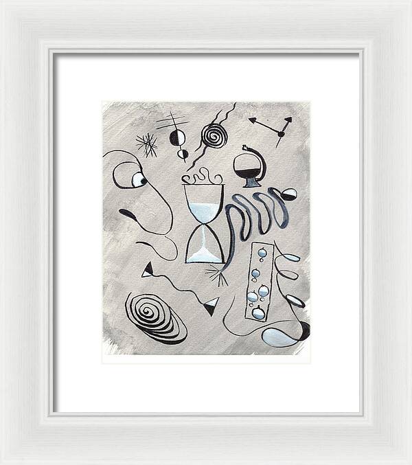 Le Temps Pass - Framed Print