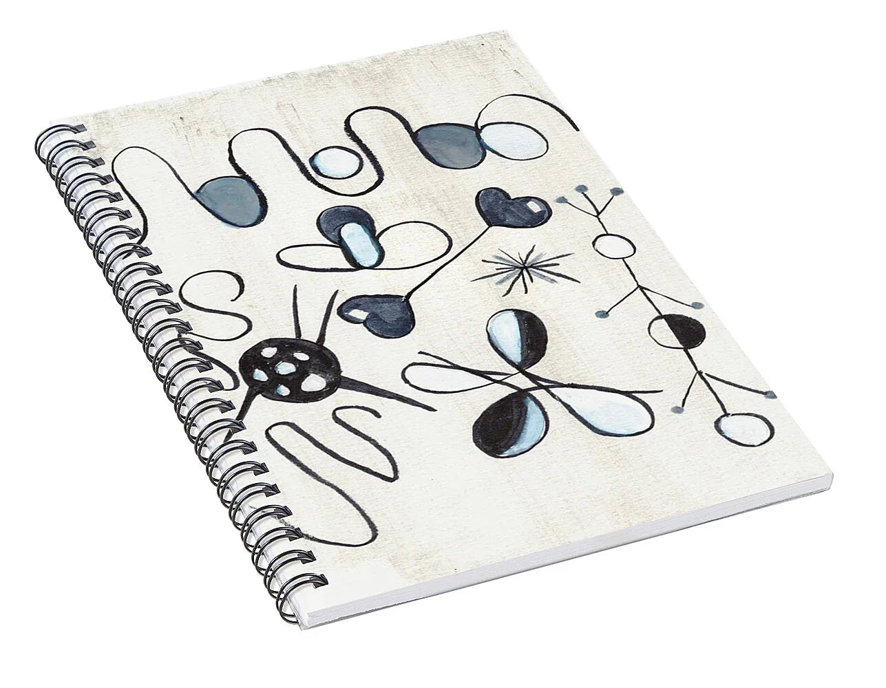 Les Astres Spiral Notebook – Artistic Journaling et Creative Expression - Laure Leprince - Artiste Peintre