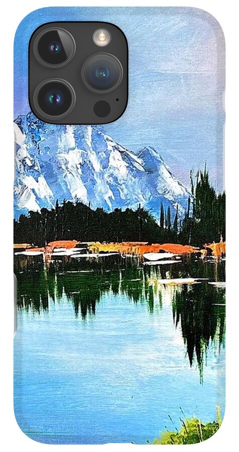 Mountain Lake at Sunset - Phone Case
