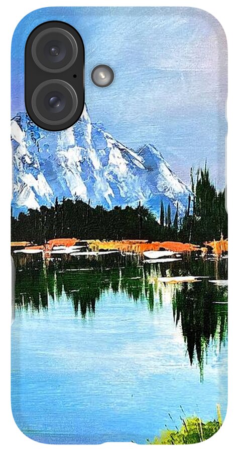 Mountain Lake at Sunset - Phone Case