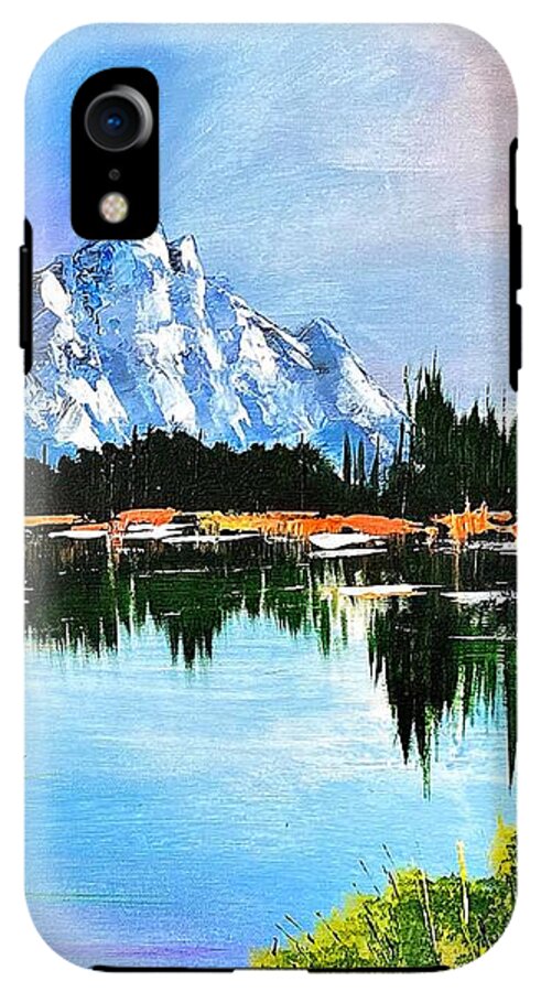 Mountain Lake at Sunset - Phone Case