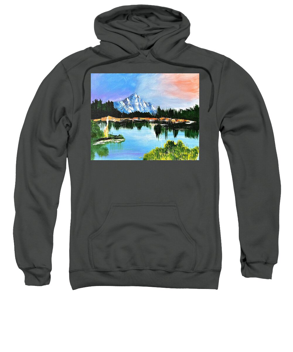 Mountain Lake at Sunset - Sweatshirt