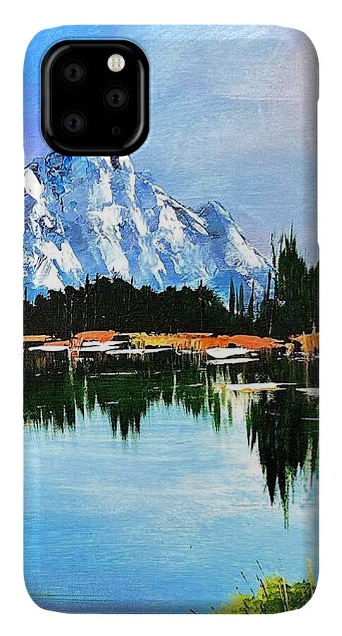 Mountain Lake at Sunset - Phone Case
