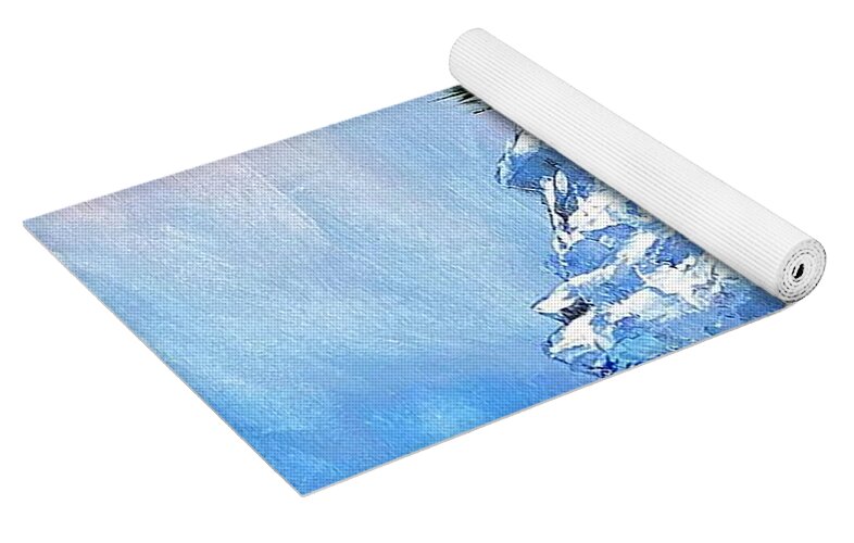 Mountain Lake at Sunset - Yoga Mat