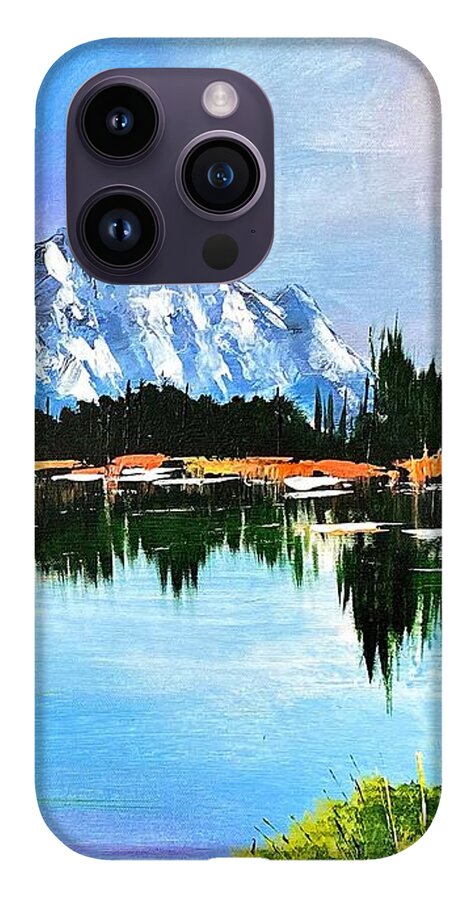 Mountain Lake at Sunset - Phone Case