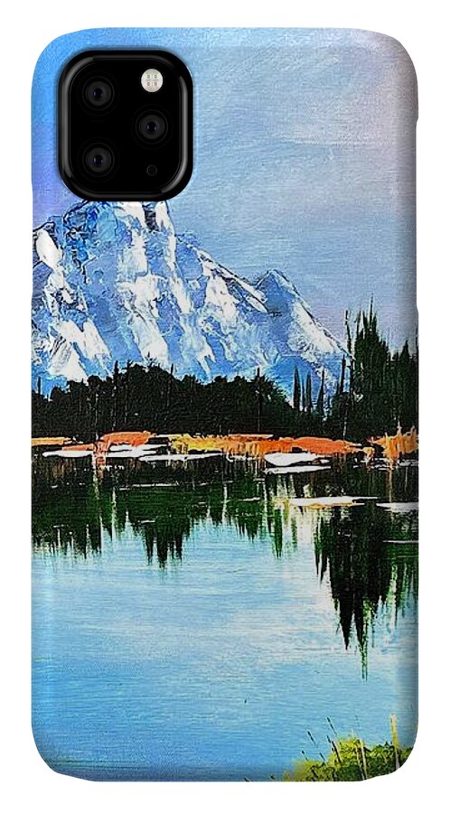 Mountain Lake at Sunset - Phone Case