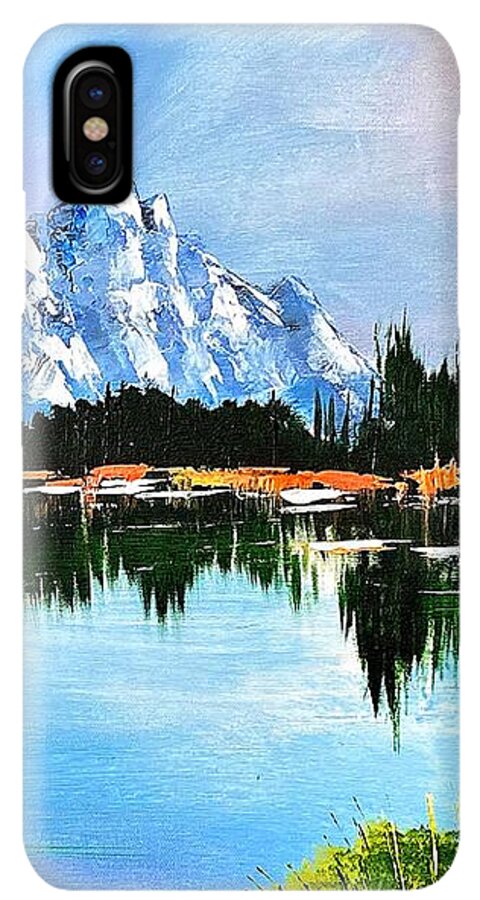 Mountain Lake at Sunset - Phone Case