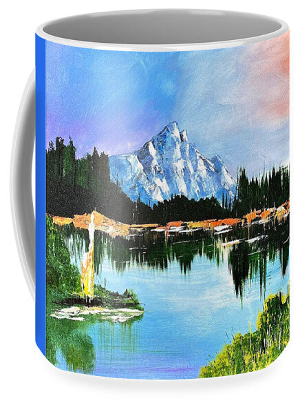 Mountain Lake at Sunset - Mug