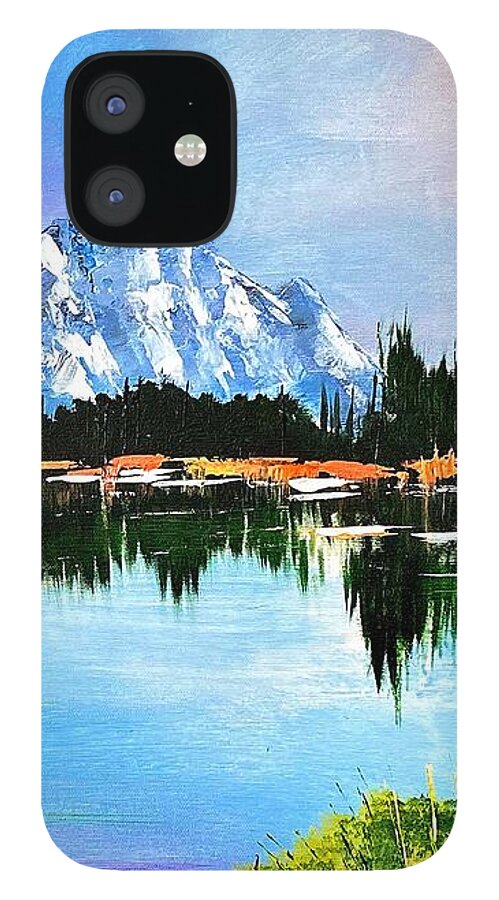 Mountain Lake at Sunset - Phone Case