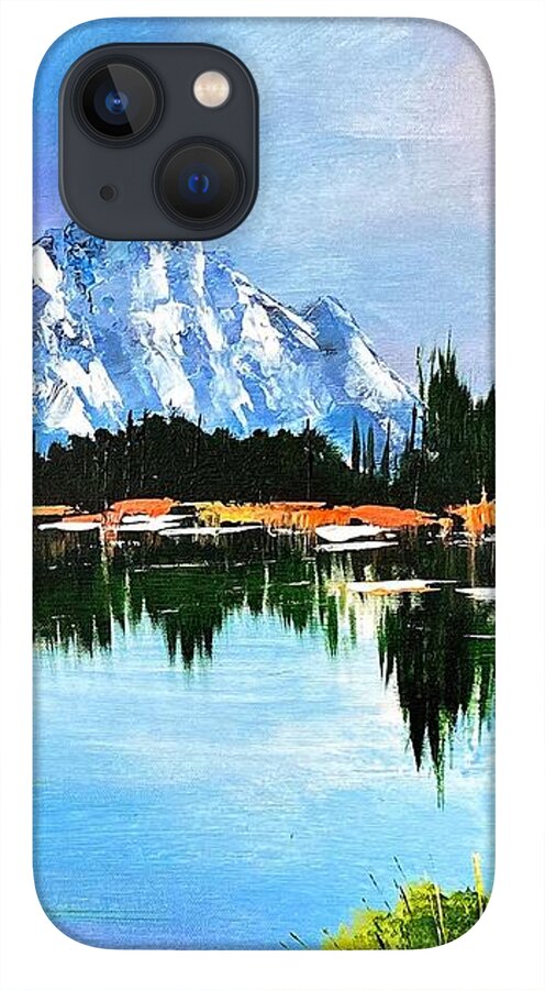 Mountain Lake at Sunset - Phone Case