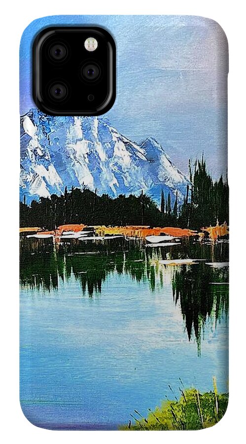 Mountain Lake at Sunset - Phone Case