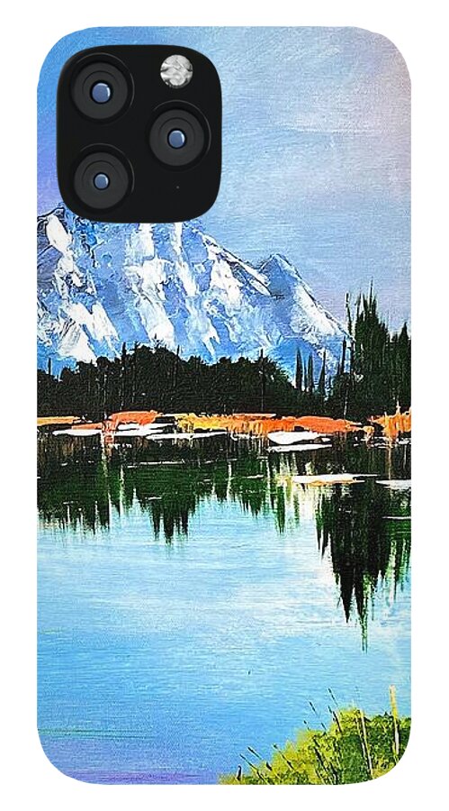 Mountain Lake at Sunset - Phone Case