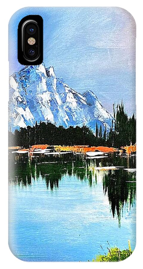 Mountain Lake at Sunset - Phone Case