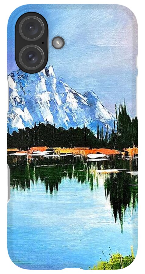 Mountain Lake at Sunset - Phone Case