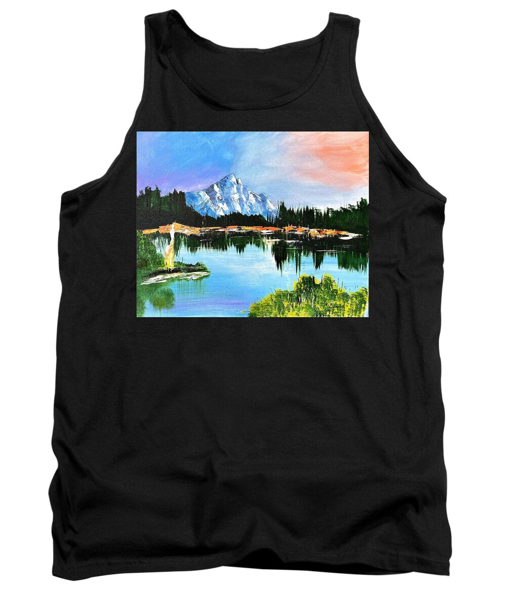 Mountain Lake at Sunset - Tank Top