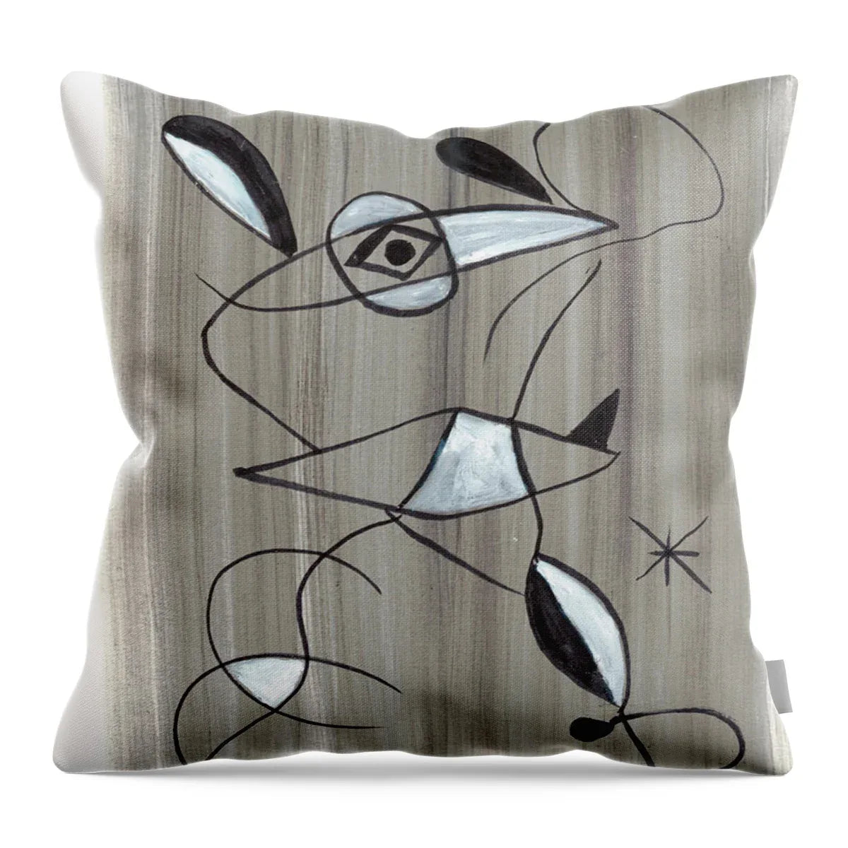 Petite Souris - Throw Pillow - Laure Leprince - Artiste Peintre