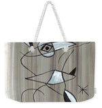 Petite Souris Abstract Watercolor Tote Bag – Chic Weekender & Everyday Style - Laure Leprince - Artiste Peintre