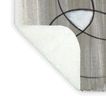 Abstract Watercolor Blanket Petite Souris – Artistic Comfort Bohemian Warmth - Laure Leprince - Artiste Peintre