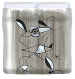 Petite Souris Watercolor Duvet Cover – Soft Microfiber Artistic Comfort - Laure Leprince - Artiste Peintre