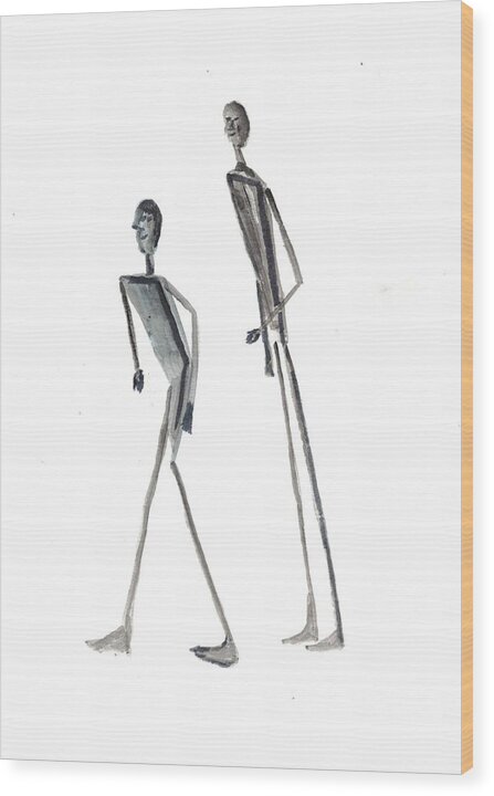 Shadow1 - Wood Print